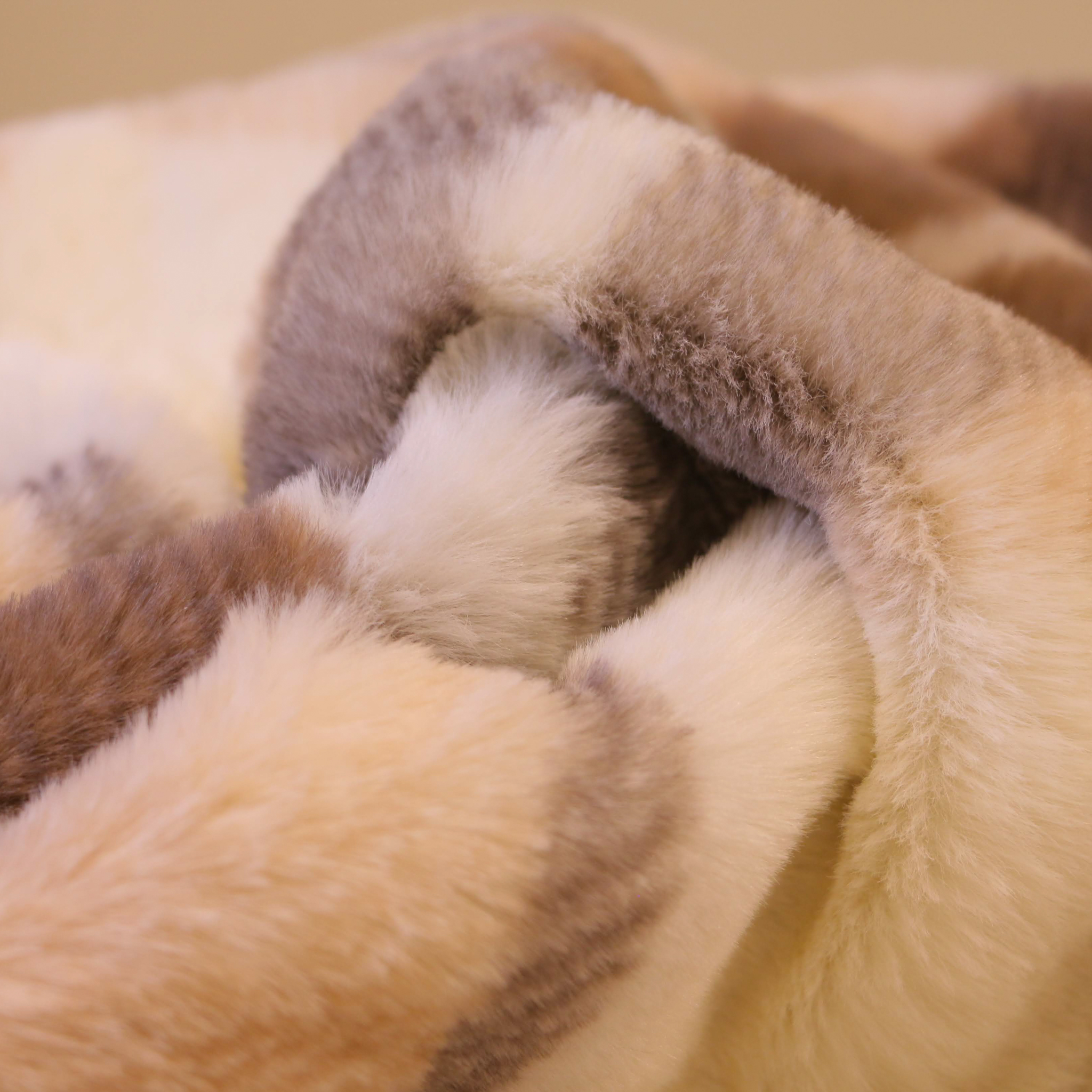 ブランケット ラビットファー 軽井沢生活雑貨ホームバザー