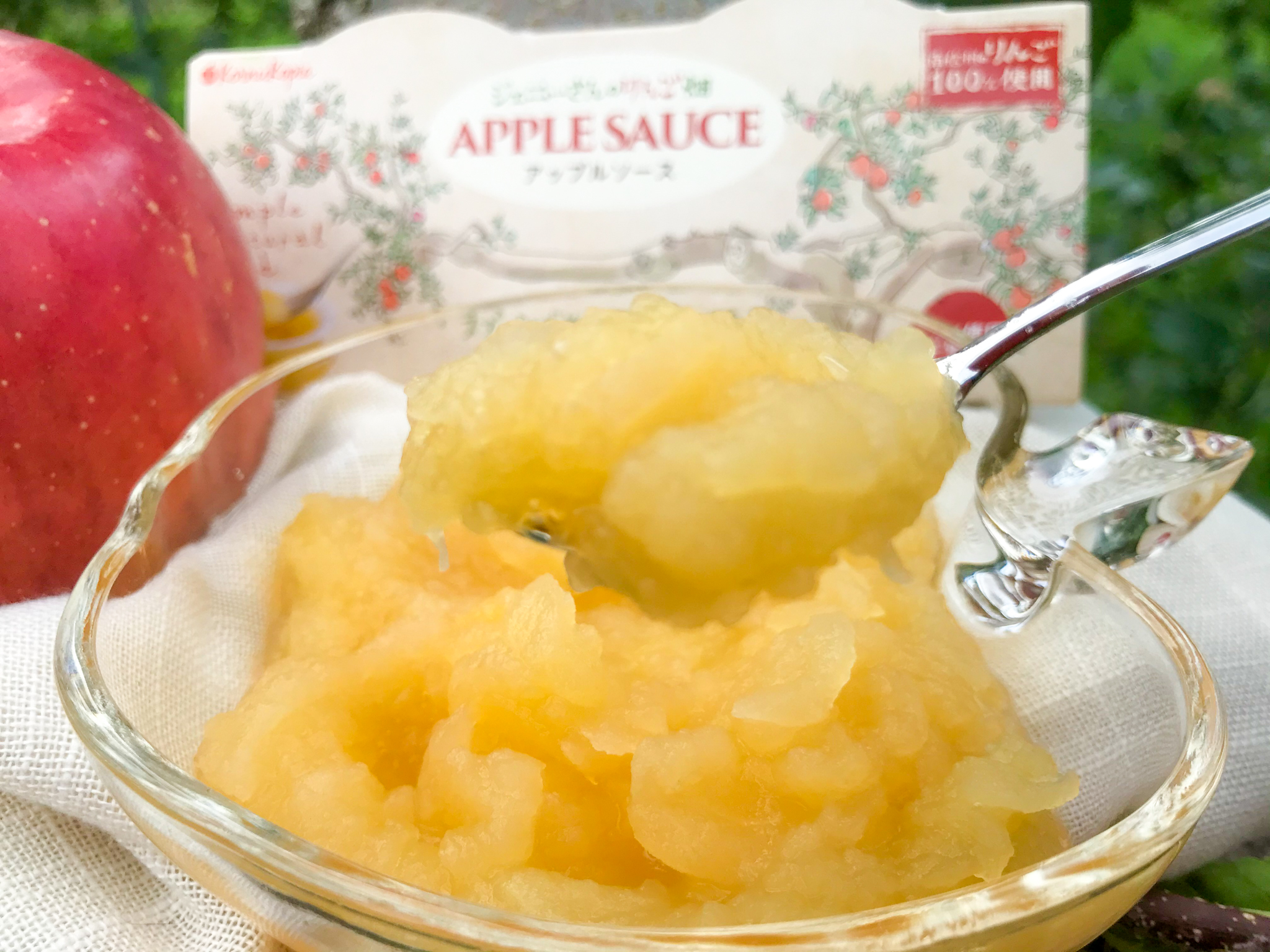 分厚い自家製アップルソースのレシピ